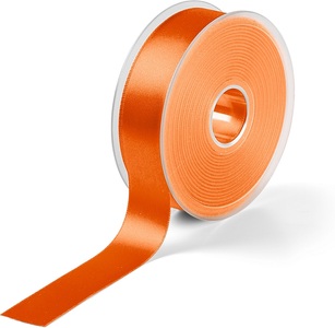 Prym, Prym Satinband, beidseitig gl&auml;nzend, orange 25 mm, Coupon 3 m, 100 % PES