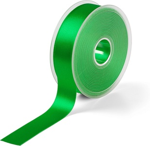 Prym, Prym Satinband, beidseitig gl&auml;nzend, grasgr&uuml;n 25 mm, Coupon 3 m, 100 % PES