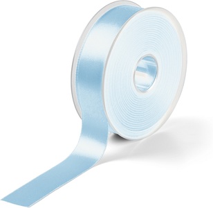 Prym, Prym Satinband, beidseitig gl&auml;nzend, hellblau 25 mm, Coupon 3 m, 100 % PES