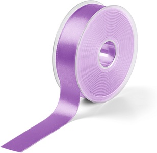 Prym, Prym Satinband, beidseitig gl&auml;nzend, hellviolett 25 mm, Coupon 3 m, 100 % PES