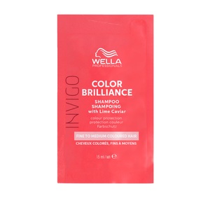 Wella, Wella Invigo Color Brillance Shampoo Feines bis mittelfarbiges Haar, Wella INVIGO COLOR BRILLIANCE Shampoo Fine 15 ml