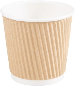 N.A!, Becher, 12 Stück Becher, 12 Stück, ELCO Coffee to Go Becher 1dl 89220100-097 braun, gerippt, 12Stk. braun, gerippt, 12Stk.