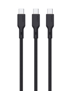 Aukey, AUKEY USB-C-to-C Cable 100W CB-KCC101A 3 Pack, 3x 1m