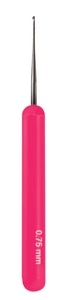 Comair, Comair Strähnennadel m. Halter 0,75mm, Comair Strähnennadel mit Halter 0,75 mm pink
