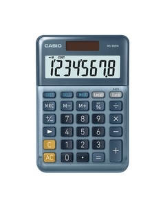 Casio, Casio MS-88EM Tischrechner Blau Display (Stellen): 8 solarbetrieben (L x B) 101 mm x 149 mm, Casio Tischrechner MS-88EM Digitalanzeige Blau