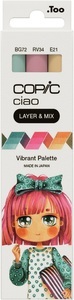 COPIC Marker Ciao 220750307 Vibrant Palette 3 St&uuml;ck