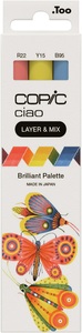 COPIC Marker Ciao 220750303 Brilliant Palette 3 St&uuml;ck