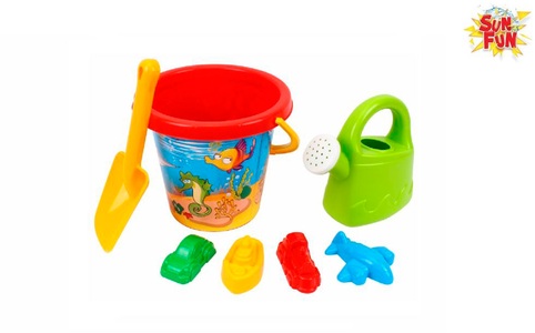 ROOST, ROOST Sun Fun Eimer Set 24x25x30cm 720726 7-teilig