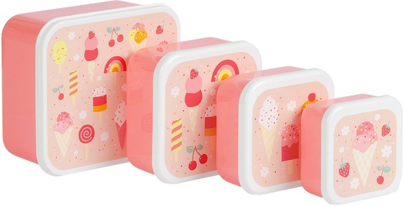 ALLC, ALLC Lunch & snack box set SBSEIC61 Ice-cream, ALLC Lunch & snack box set SBSEIC61 Ice-cream