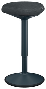 Leitz, Leitz Stehhilfe Dunkelgrau 65450089, Leitz Ergo Active Stehhocker Dunkelgrau