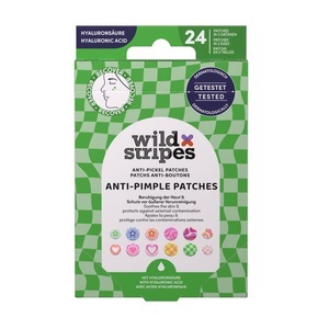Wild Stripes, Wild Stripes - Anti-Pimple Patches Groovy Protect, 24x, Wild Stripes Anti-Pickelpflaster, Hyaluronsäure, Groovy Protect, 24 Stk