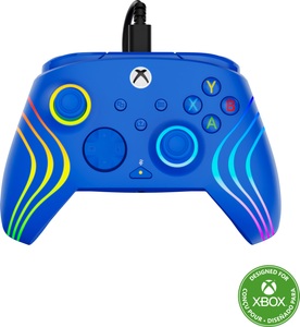 Turtle Beach, TURTLE BEACH Afterglow Wave Wired Ctrl. TBC-2002-25 Xbox SeriesX, Blue, TURTLE BEACH Afterglow? Wave Wired Controller Blau für Xbox Series X, S, One, PC