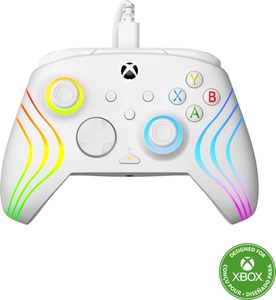 Turtle Beach, TURTLE BEACH Afterglow Wave Wired Ctrl. TBC-2002-15 Xbox SeriesX, White, TURTLE BEACH Afterglow? Wave Wired Controller Weiss für Xbox Series X, S, One, PC