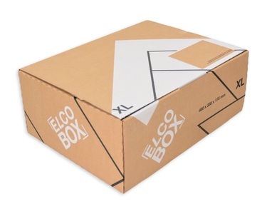 Elco, ELCO Versandtasche XL 28835.25 braun/weiss 460x335x175mm, ELCO Versandtasche XL 28835.25 braun/weiss 460x335x175mm