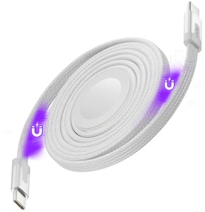 STATIK, STATIK MagStack Duo Charger PUP-0497-3FT-CC-WHT Apple Watch+USB-C Cable