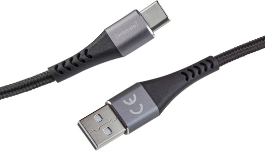 INTENSO Cable USB-A to USB C 7901100 1.5 m, Nylon black