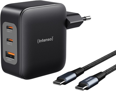 Intenso, INTENSO Power Adapter W110ACC Charger 7810010 100W, 2x USB-C, 1x USB-A