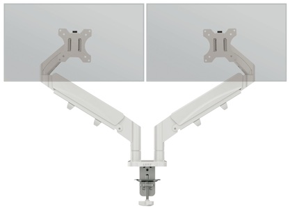 LEITZ Monitorarm Ergo 6537-00-85 Grau, dual