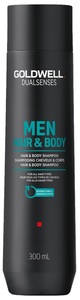 Goldwell, DS for men Hair & Body Shampoo 300 ml, DS for men Hair & Body Shampoo 300 ml