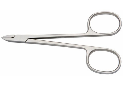 Aesculap, AESCULAP Nagelhautschere L: 10.5 Schneidelänge 8 mm, AESCULAP Nagelhautschere L: 10.5 Schneidelänge 8 mm