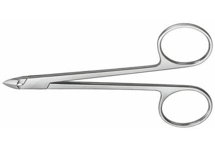 Aesculap, AESCULAP Nagelhautschere L: 10.5 Schneidelänge 7 mm, AESCULAP Nagelhautschere L: 10.5 Schneidelänge 7 mm