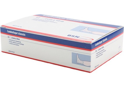 Leukotape, Leukotape classic economy Pflasterband 10mx2cm weiss (12 Stück), BSN Leukotape® classic economy Pac 2 x 10 m 12 Stk weiss