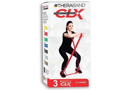 Theraband, CLX Medium Schlingentrainer, TheraBand Theraband CLX 3 Fitnessband rot