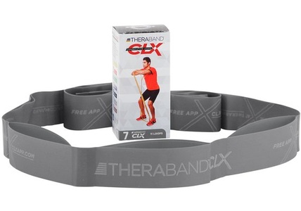 Theraband, CLX Super Strong Schlingentrainer, TheraBand Theraband CLX 7 Fitnessband silber