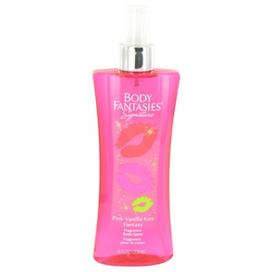 Parfums De Coeur, Body Fantasies Signature Pink Vanilla Kiss Fantasy by Parfums De Coeur Body Spray 240 ml, Parfums De Coeur Body Fantasies Signature Pink Vanilla Kiss Fantasy Body Spray 240 ml