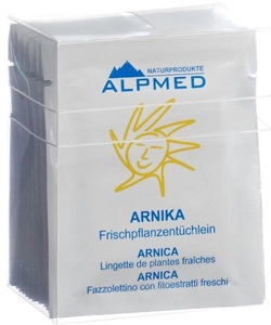 Alpmed, Alpmed Frischpflanzentüchlein Arnika (13 Stück), ALPMED Frischpflanzentüchlein Arnika (13 Stk)