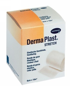 DermaPlast, Derma Plast Stretch Weiss 2,5 cm x 4 m, 20 ex, Derma Plast Stretch Weiss 2,5 cm x 4 m, 20 ex