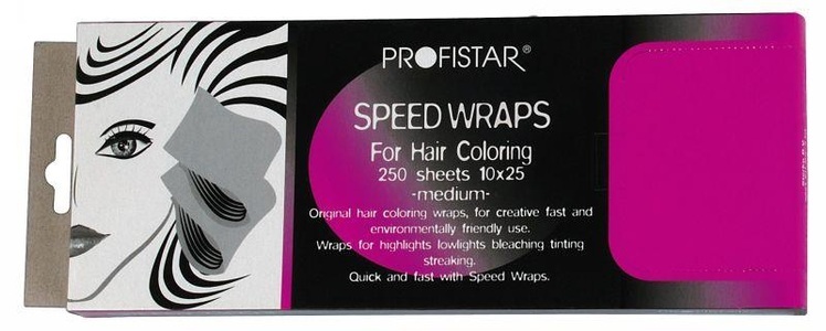 Bhk, BHK Hi Lite Wraps Strähnenpapier, Hi-Lite M&egrave;chen Papier 10 x 25 cm 250 ex
