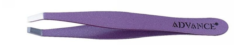 Shampoo.ch, Pinzette - Gekröpft Violett, Advance Pinzette gekröpft Violett Metalli 9cm