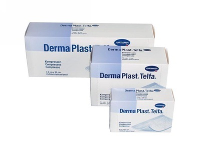 DermaPlast, DermaPlast Telfa Kompressen 5x7.5cm (15 Stück)