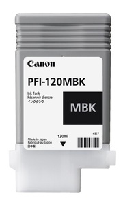 Canon, CANON Tintenpatrone matte black PFI-120MBK iPF TM 200/305 130ml, Canon Tintenpatrone, matte-schwarz, PFI-120MBK, (130ml)