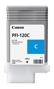 Canon, CANON Tintenpatrone cyan PFI-120C iPF TM 200/305 130ml, Canon Tintenpatrone, blau, PFI-120C, (130ml)