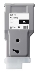 Canon, CANON Tintenpatrone black PFI-320BK iPF TM 200/305 300ml, Canon Tintenpatrone, schwarz, PFI-320BK, (300ml)