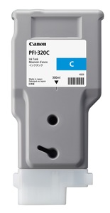 Canon, CANON Tintenpatrone cyan PFI-320C iPF TM 200/305 300ml, Canon Tintenpatrone, blau, PFI-320C, (300ml)