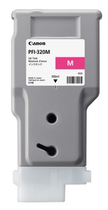Canon, CANON Tintenpatrone magenta PFI-320M iPF TM 200/305 300ml, Canon Tintenpatrone, rot, PFI-320M, (300ml)