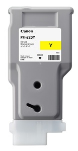 Canon, CANON Tintenpatrone yellow PFI-320Y iPF TM 200/305 300ml, Canon Tintenpatrone, gelb, PFI-320Y, (300ml)