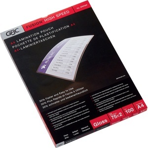 GBC, GBC Laminierfolie High-Speed?A4 125 ?m, GBC Laminiertasche A4 3747347 glanz, 75my 100 Stk