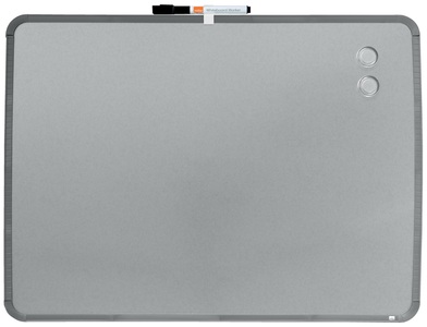 Nobo, Nobo Magnethaftendes Whiteboard Slimline, Nobo Quartet Magnett. Steel, 43cm x 58cm, QB05742C