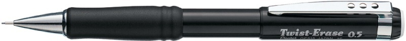 Pentel, PENTEL Druckbleistift Twist 0,5mm QE515AX schwarz