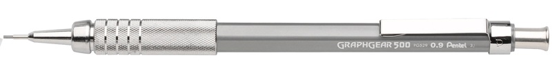 Pentel, PENTEL Druckbleistift Graphgear 0,9mm PG529-NX grau, Pentel Graphgear, 0,9mm, grau, Druckbleistift, PG529-NX