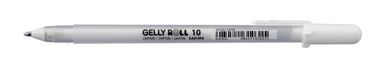 Sakura, SAKURA Gelly Roll 1mm XPGB10#50 Basic weiss, Sakura Gelly Roll, 1mm, Basic weiss, XPGB10#50