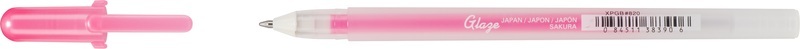Sakura, SAKURA Gelly Roll 0.7mm XPGB#820 Glaze Pink, Sakura Gelly Roll, 0.7mm, Glaze Pink, XPGB#820