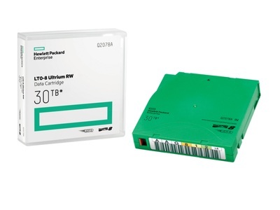 undefined, Hewlett Packard Enterprise LTO-8 Ultrium 30TB RW Data Cartridge 12000 GB 1.27 cm, LTO8 Medium 12 TB, Streamer-Medium