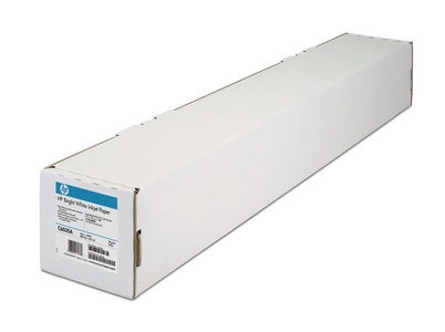 undefined, HP C6036A Druckerpapier Matte Weiß, Hewlett Packard Inkjet-Papier, 36 Zoll, 45m, 90g, hochweiss, C6036A