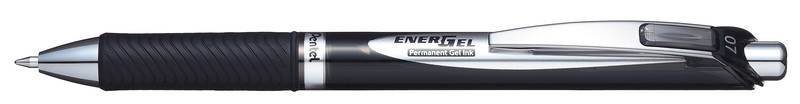 Pentel, PENTEL EnerGel Roller Xm BLP77AX schwarz permanent, Pentel EnerGel Xm, schwarz, permanent, Gelschreiber, BLP77-AX