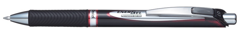 Pentel, PENTEL EnerGel Roller Xm BLP77BX rot permanent, Pentel EnerGel Xm, rot, permanent, Gelschreiber, BLP77-BX